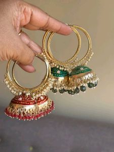 Stunning Jhumka Hoop Earrings