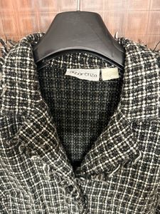 Checkered Tweed Jacket