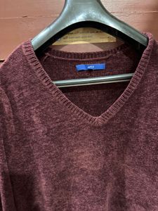 Cozy V-Neck Chenille Sweater
