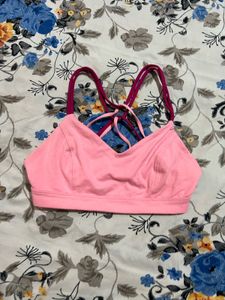 Old Navy Active Pink Strappy Sports Bra | Size 32A