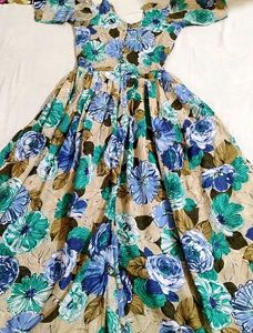 Beautiful Floral Print Maxi Dress