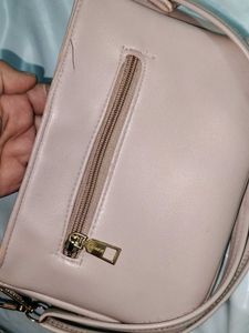 Pale Pink sling purse
