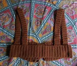 Crochet waist corset