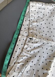 Cute Heart Print Shorts