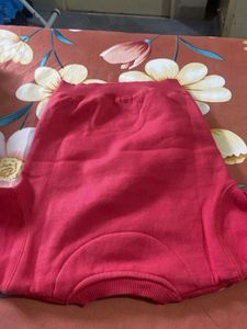 Kids Red Sweatshirt &amp; Grey Pants Set