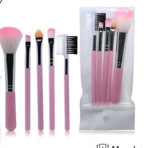 Pink Makeup Brush Set