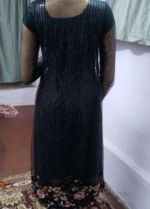 Black Jacket With Inner Frock