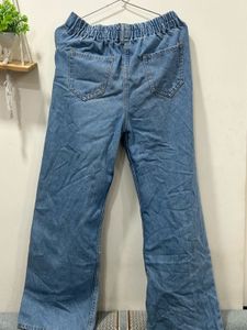 Classic Blue Wide Leg Jeans
