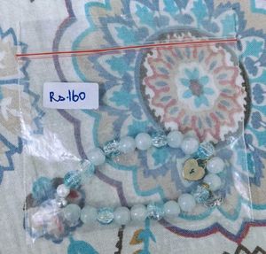 🩵 Heart of the Frozen Ocean 🌊 Bracelet