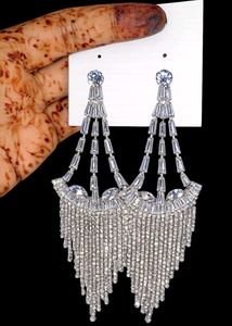 Dangling Crystal Chandelier Earrings