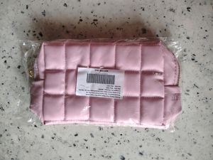 Nykka Pastel Pink Quilted pouch