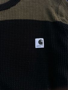 Carhartt Waffle Knit Colorblock Sweater