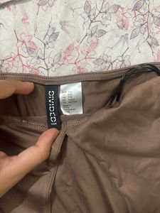 H&amp;M Brown Halter Neck Bodycon Dress