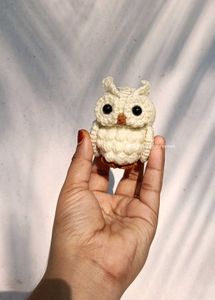 Amigurumi Owl Keychain /charm