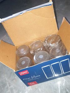 Apex Clear Glass Tumbler Set 6