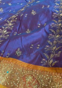 Stunning Silk Saree with Intricate Embroidery