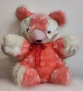 Cute Pink and White Teddy Bear