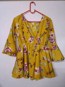 Beautiful Yellow Colour Top