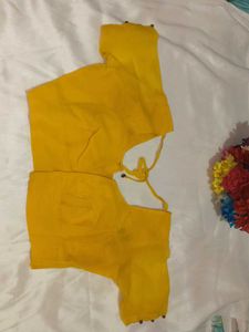 Yellow Embellished Saree