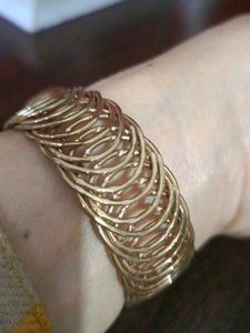 Gold Tone Multi-Strand Bracelet