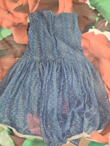 Sparkly Blue Party Dress for kids
