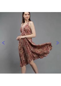 Aditi Wasan Halter Neck High Low Midi Dress
