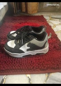 5. Stylish Black &amp; White Sneakers