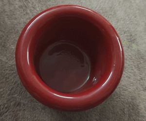 Mini Red Ceramic Decorative Cup
