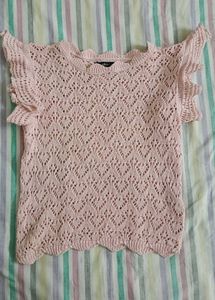 Pink knit top💗