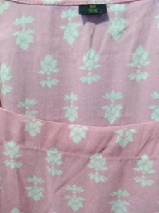 Charming Pink Printed Kurta