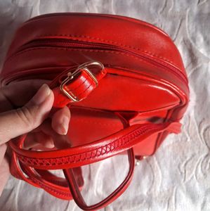 Cute Red Striped Fox Backpack