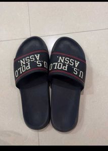 U.S. Polo Assn. Navy Blue Slides