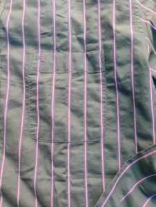 Men's Striped Button-Down Shirt