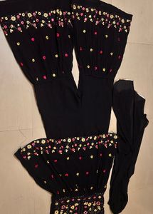 Embroidered Sharara Set