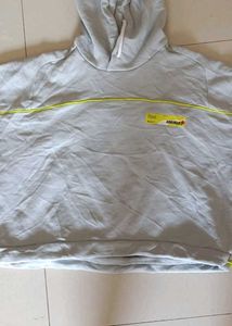 puma roaring wild cropped sports hoodie