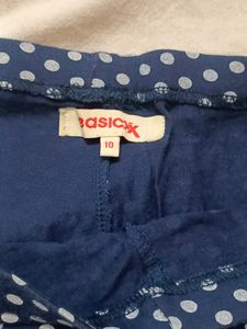 Polka Dot Blue Leggings