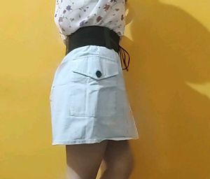 Skirt Black/White Stripes