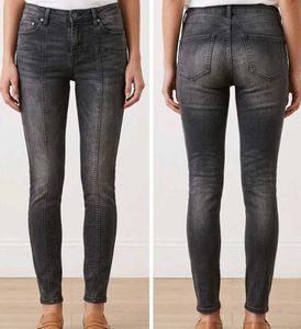 Grey Wash Skinny Fit Jeans