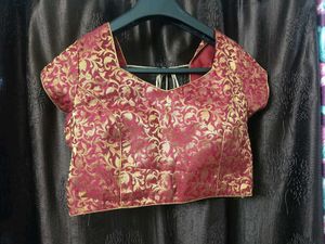 Elegant Brocade Blouse