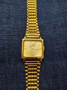 Mowaco Vintage gold plated watch