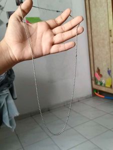 Silver Ball Chain Necklace