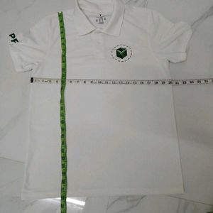 Men's White Polo T-Shirt