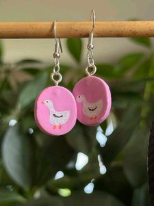 Cool clay earrings