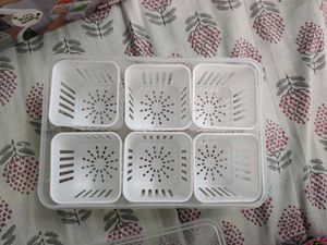 Fridge Storage Boxes - 6 Pcs