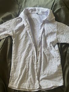 Striped Seersucker Shirt