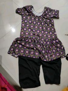 Printed Kurta with Palazzo Set