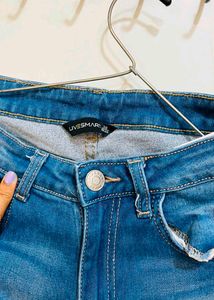 Women's Flared Blue Denim Jeans