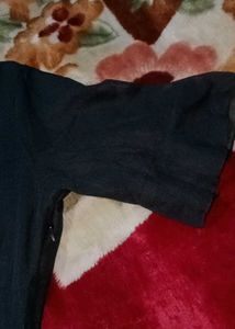 Elegant Black Wrap Dress