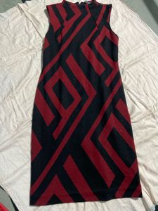 Bold Geometric Print Dress