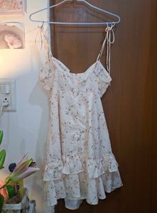 Cider floral mini dress